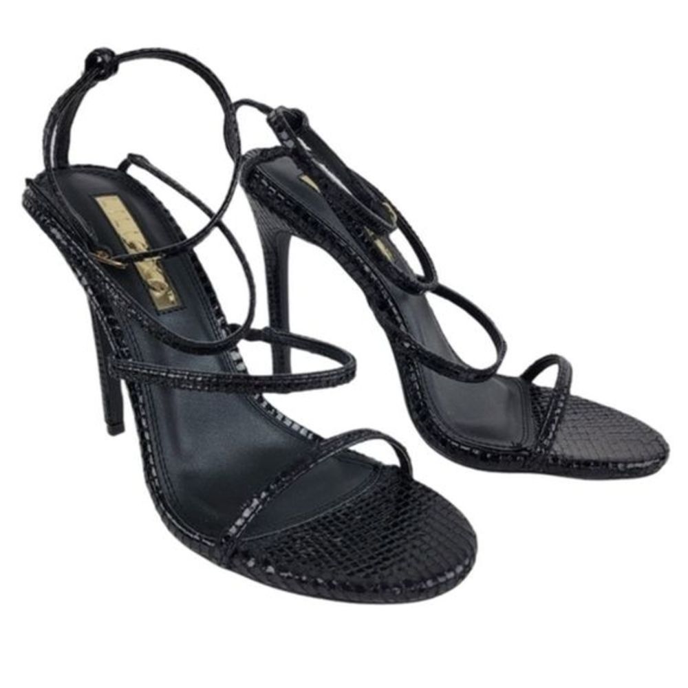 Lilianna Tisha black high heels size 8
